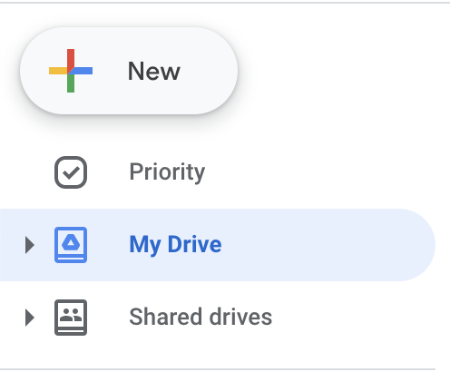 Google Drive - My Drive